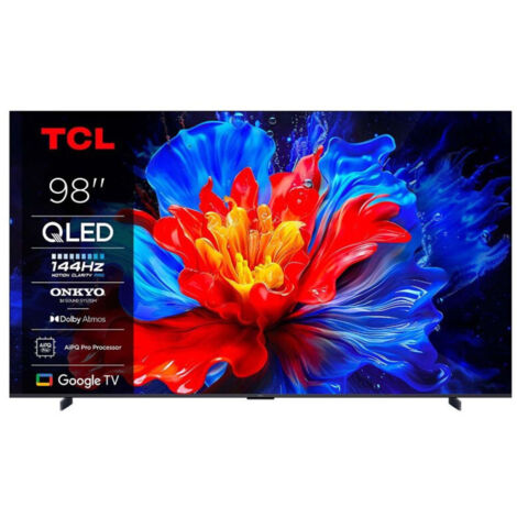 TV QLED Tcl 98P89K 248 cm 4K UHD Aluminium brossé