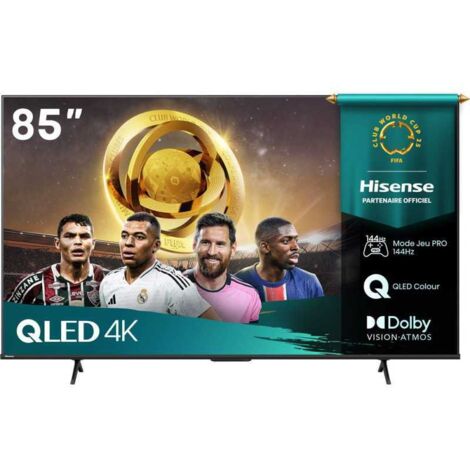 Téléviseur Hisense 85E7Q PRO 85" QLED 4K UHD 144 Hz Noir