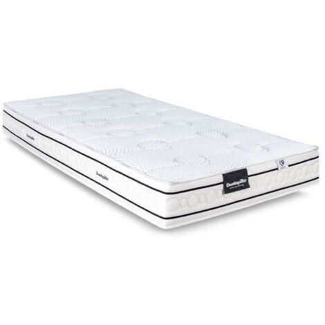 DUNLOPILLO LAVANDE Matelas 90 x 200 - Ep. 21 cm - Latex naturel - Équilibré - Fabriqué en France (1/5)