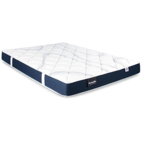 Relaxima - Banquette BZ VIRGINIA 160x200, matelas Dunlopillo, angel