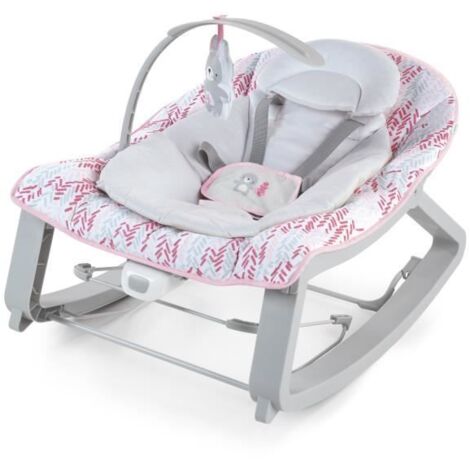 Transat bébé 3 en 1 INGENUITY Keep Cozy - Lily - 3 positions : arche avec peluches amovibles, jusqu'à 18 kg