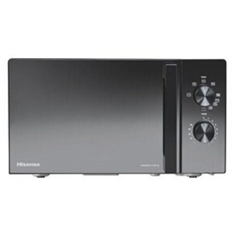 Hisense – Micro-ondes à poser 20L 700W – Gril 800W – Dimensions 455x326x261mm – Finition céramique émaillée – Couleur noir miroir - H20MOMBP1HG (1/5)