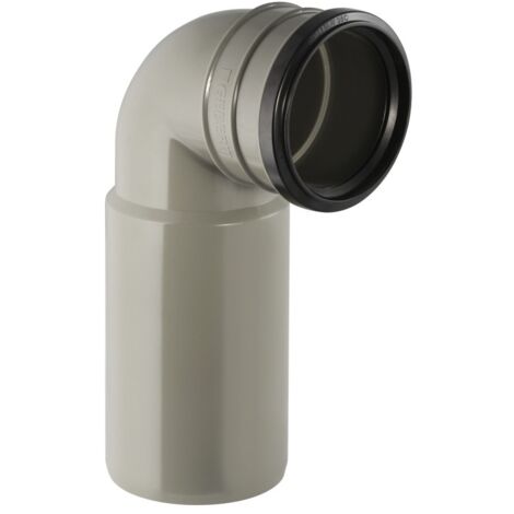 Coude d'évacuation PVC 90/100mm – Raccord 90° pour bâti-supports WC – Installation facile – Compatible Geberit et Duofix