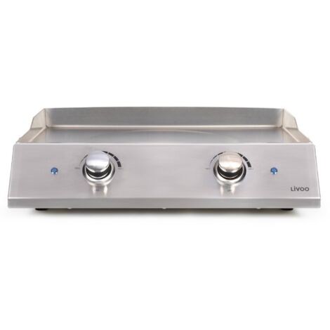 Plancha électrique 2800 W – Surface de cuisson 51 x 36 cm – Thermostats réglables jusqu'à 300 °C – DOC302 – Livoo