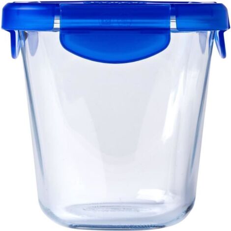 Lot de 3 Boîtes de conservation Pasta Box - PYREX - Cook&Go - Verre - Couvercle étanche - 12x12 cm - 0,8 L (1/5)