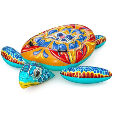 Bestway Tortue Gonflable Méditerranéenne Multicolore 186x168 cm (1/4)