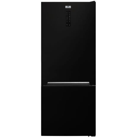 Continental Edison – Réfrigérateur congélateur bas 427 L – Classe D – 70 x 71,2 x 173 cm – Design noir moderne – Efficacité énergétique - CEFC428NFBD