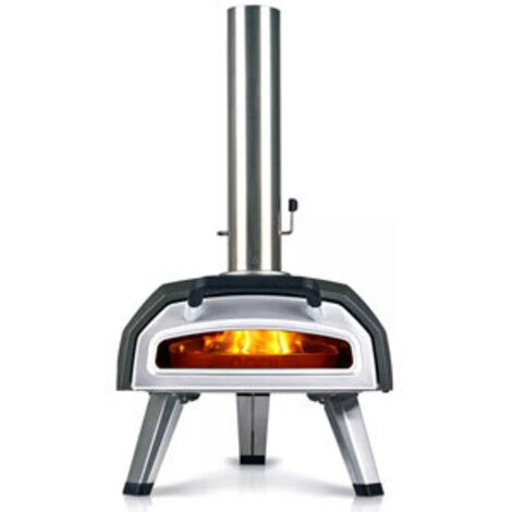Ooni – Four à pizza inox et carbone – Dimensions compactes – Pour cuisson rapide – Idéal pour professionnels et amateurs éclairés - UU-P30300