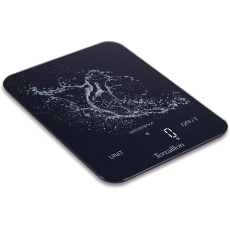 Girmi PS2500 Balance De Cuisine électronique - Écran Rétroéclairé - Capacité 5kg, Précision 1g - Fonction Tare, Arrêt Automatique - Noir