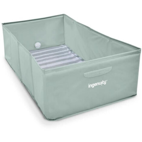 Baignoire bébé pliable – Doublure imperméable – Facile à nettoyer – Dimensions 76,2 x 39,4 x 21,6 cm – Pour bébés jusqu'à 5 ans – Ingenuity
