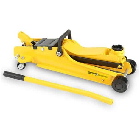 Stanley – Cric hydraulique 2 tonnes – Léger et résistant à la rouille – Charge maximale 2T – Pour chantiers humides et terrains accidentés (1/5)
