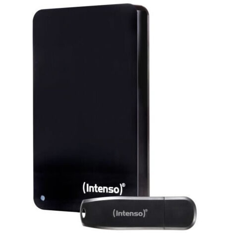 Disque dur 2,5 portable - HDD 3.2 + USB - INTENSO - 1 To + 64 Go (1/3)