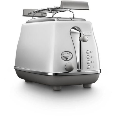 Delonghi Icona Capitals grille-pain blanc mat 900W (1/4)