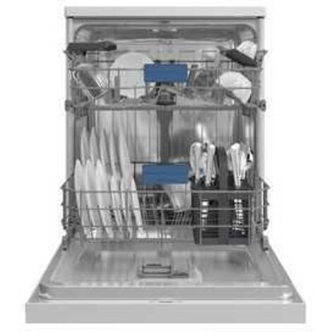 Beko – Lave-vaisselle pose libre 60 cm – 14 couverts – Classe C – 43 dB – Départ différé – Programme rapide – PowerIntense