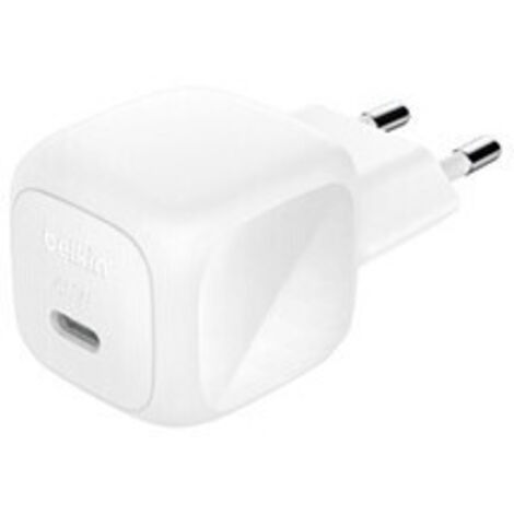 Chargeur pour téléphone mobile Belkin secteur USB C 45W, blanc. (1/5)
