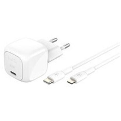 Chargeur pour téléphone mobile Belkin secteur USB C 30W Power Delivery, avec câble d un mètre USB C vers lightning inclus, (1/5)