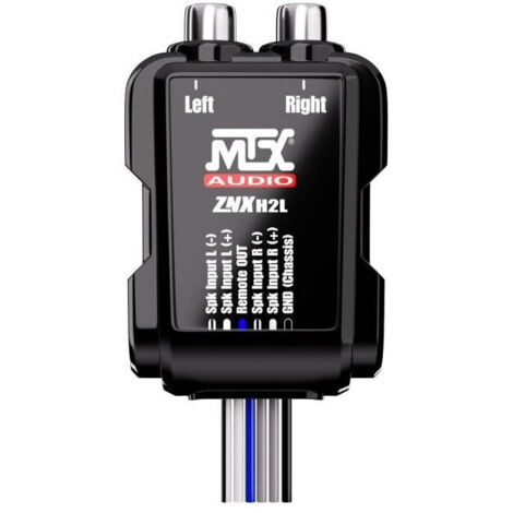Adaptateur - MTX AUDIO - Câbles HP vers RCA 8V - Sortie "Remote"