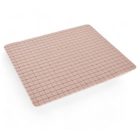Tapis de bain ou de douche antidérapant - TODAY - UTILITY - 40 x 60 cm - Rectangle - Rose (1/3)