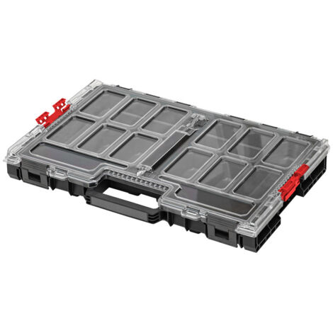 KS Tools - Malette organiseur - rangement SCM - boite de rangement à 12 compartiments - casier de rangement amovible - 850.0396F (1/2)