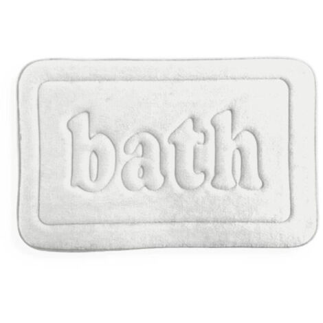 Tapis de bain mémoire de forme - TODAY - UTILITY - 40 x 60 cm - White (1/4)