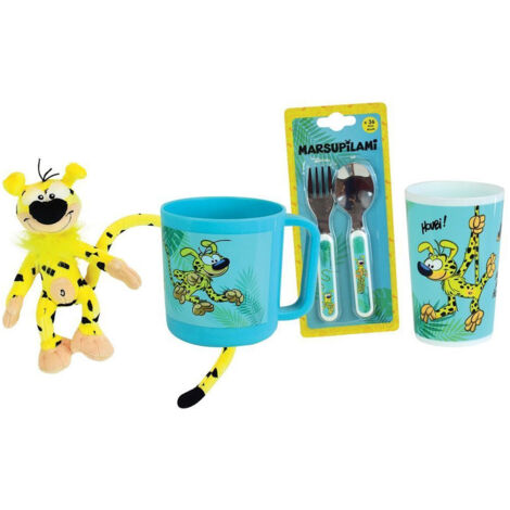 Peluche Marsupilami Jemini 18 Cm - Morbido Pupazzo A Forma Di Papà Marsupilami - Adatto Dai 18 Mesi