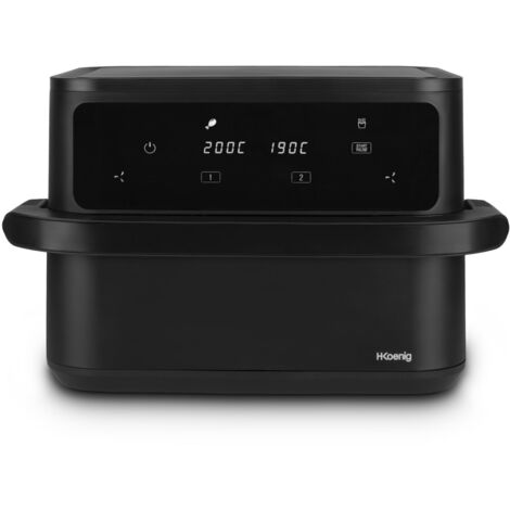 Friteuse sans huile HKoeNIG - FRY960 - Capacité 10L convertible 2 x 5L - 8 programmes de cuisson - 2400W (1/5)