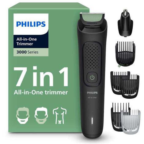 Tondeuse tout-en-un Philips MG3935/15 Series 3000 7-en-1 Noir 70 min autonomie
