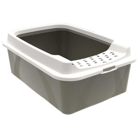 Bac a litiere avec rebords - ROTHO MYPET - BONNIE - 57.2 x 39.3 x 20.9 cm - Cappuccino (1/2)