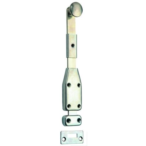 Verrou à levier zingué 80x38x12 mm avec gâche – Tige 18x4 mm – Longueur 220 mm – 280Z220 – Map Massard