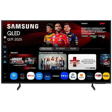 Samsung – TV QLED 55" 4K UHD 3840x2160 – HDR10+ – Smart TV avec Gaming Hub – 3 ports HDMI – WiFi