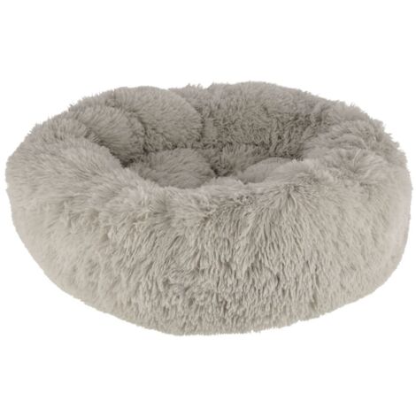 Corbeille - KERBL - Fluffy - Ø60 x 18 cm - Gris clair (1/5)
