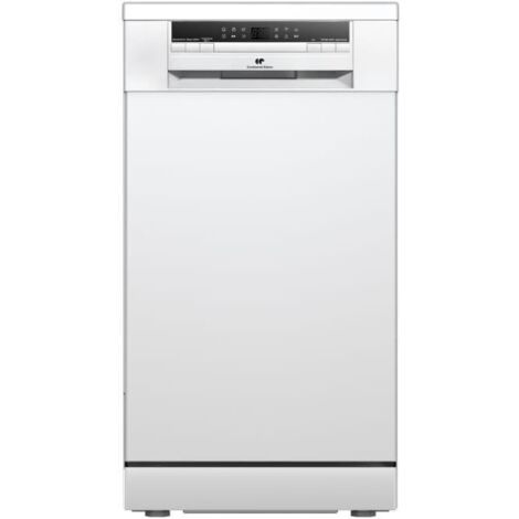 Continental Edison – Lave-vaisselle pose libre 11 couverts – Largeur 45 cm – Silencieux 45 dB – Blanc – Performance optimale pour petites cuisines (1/5)