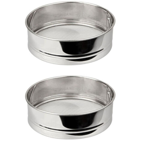 Ensemble de 2 Tamis de cuisine inox extra fin - FACKELMANN - Basic - 18 cm (1/5)