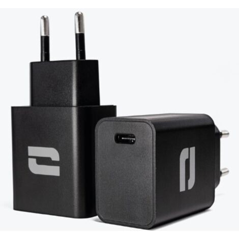 Crosscall – Chargeur secteur USB 2.4A – Compatible smartphones et appareils électroniques – Rechargement rapide – Noir (1/2)