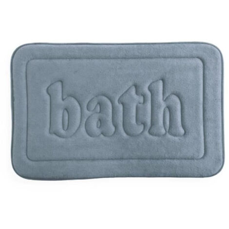 Tapis de bain mémoire de forme - TODAY - UTILITY - 40 x 60 cm - Blue (1/4)