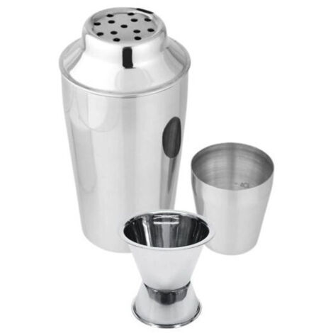 Set Shaker a cocktails en inox 400 ml et doseur a alcool 2 et 4 cl - FACKELMANN - Bar Concept (1/5)