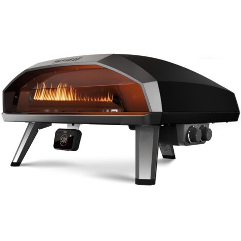 Ooni – Four à pizza électronique 500° – Pierre de cuisson en cordiérite 20mm – 2 zones de cuisson indépendantes – Préchauffage rapide 30 min