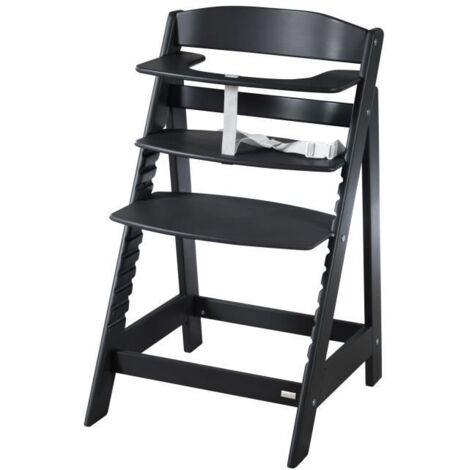 Chaise haute évolutive - ROBA - SIT UP FLEX - Des 6 mois jusqu'a 70 kg - Noir