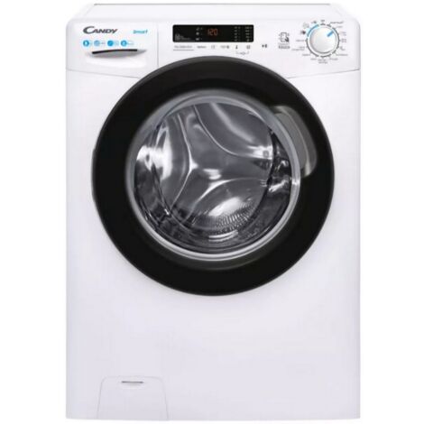 Candy – Lave-linge frontal 8kg – Classe énergétique B – Vitesse d'essorage 1400 tr/min – Hublot noir – Connecté NFC – 15 programmes (1/5)