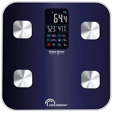 Pèse-personne connecté Little Balance Cardio X4 USB-R Bleu Marine