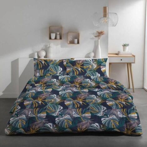 Parure de lit double - TODAY - Sunshine 15.35 - 240 x 260 cm - 100% coton imprimé
