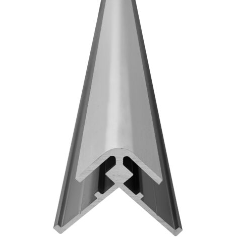 Roth – Profilé angle 90° extérieur pour panneau VIPANEL 3 mm – Aluminium mat – Longueur 255 cm – Finition de qualité pour chantiers humides (1/2)