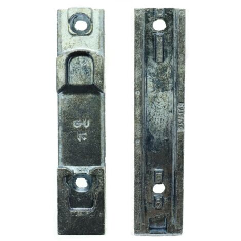 Gâche inférieure FERCO PROFEX 2000 - Mod. 9-35756-00-0-1, zinc / argent