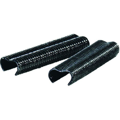 Rapid – Agrafes pour grillage 1600 pièces – Galvanisées et plastifiées noires – Ø 5 à 11 mm pour fils tendeurs – Résultats fiables en clôture (1/6)