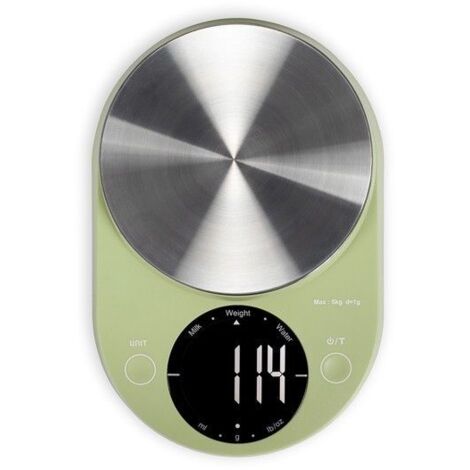 Balance de cuisine électronique - LIVOO - DOM493M - Max. 5 kg - 4 unités de mesure - Touches sensitives - Ecran LCD rétroéclairé