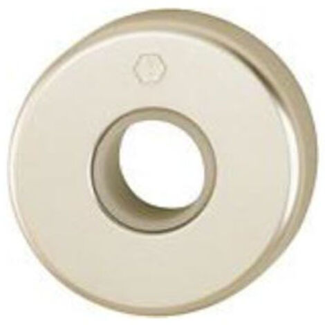 Paire de rosaces HOPPE 53 mm Champagne chromé pour béquilles doubles