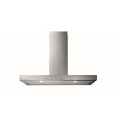 Continental Edison – Hotte décorative inox CEHD9058S – Largeur 90 cm – Évacuation 581 m3/h – 3 vitesses – Éclairage LED – Niveau sonore 67 dB