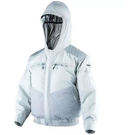 Makita – Blouson ventilé 12 CXT / 14,4 / 18V Li-Ion – Polyester anti-UV – 3 vitesses de débit d'air – Mode TURBO pour refroidissement rapide - DFJ401Z