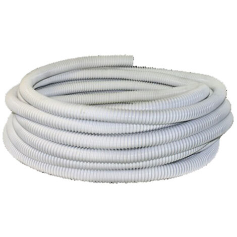 Tuyau évacuation flexible cannelé GARIS modèle 1819-32 ø25x32 mm Blanc