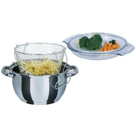 GSW Modèle Argenté Friteuse Acier Inoxydable (1/5)